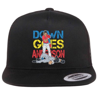 Down Goes Anderson Flatbill Hat