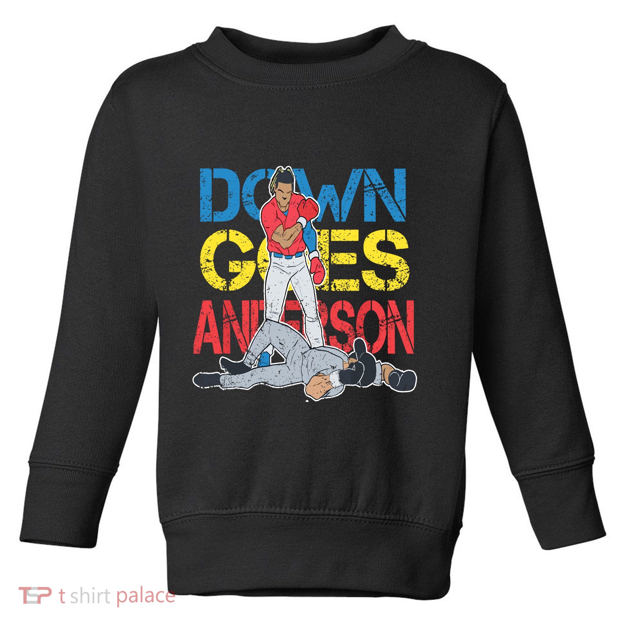 Down Goes Anderson Toddler Sweatshirt