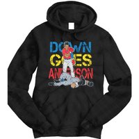 Down Goes Anderson Tie Dye Hoodie