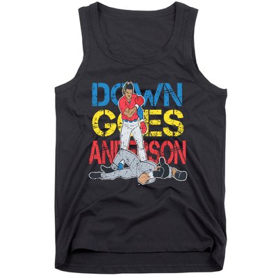 Down Goes Anderson Tank Top