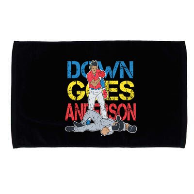 Down Goes Anderson Microfiber Hand Towel