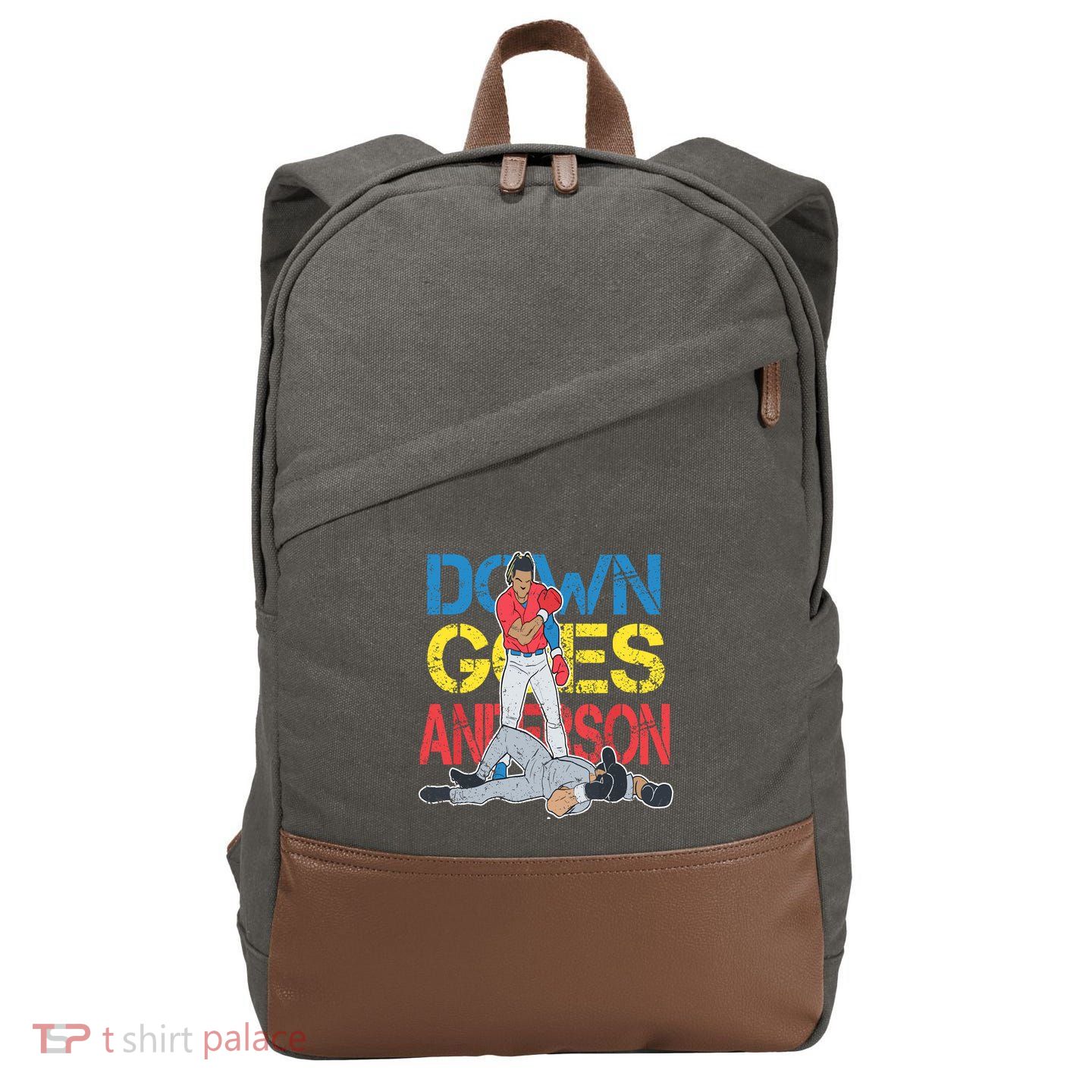 Down Goes Anderson Cotton Canvas Backpack