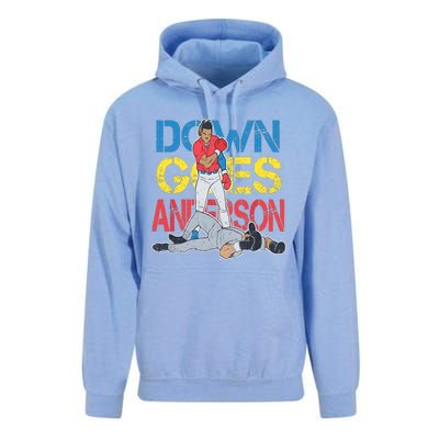 Down Goes Anderson Unisex Surf Hoodie