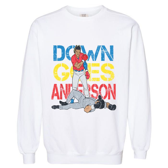 Down Goes Anderson Garment-Dyed Sweatshirt