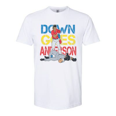 Down Goes Anderson Softstyle CVC T-Shirt