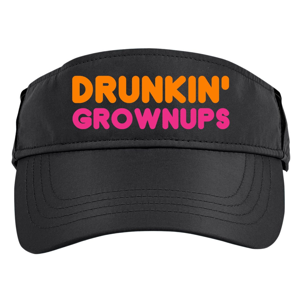 Drunkin' Grownups Adult Party Sarcastic Funny Humor Adult Drive Performance Visor