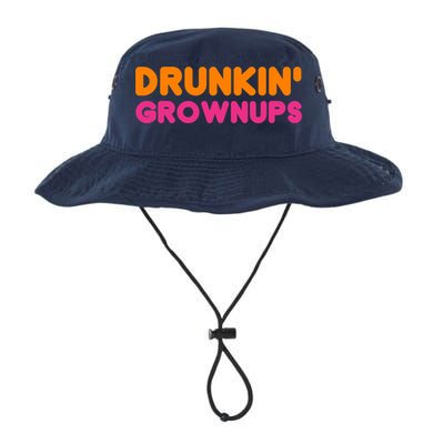 Drunkin' Grownups Adult Party Sarcastic Funny Humor Bucket Hat