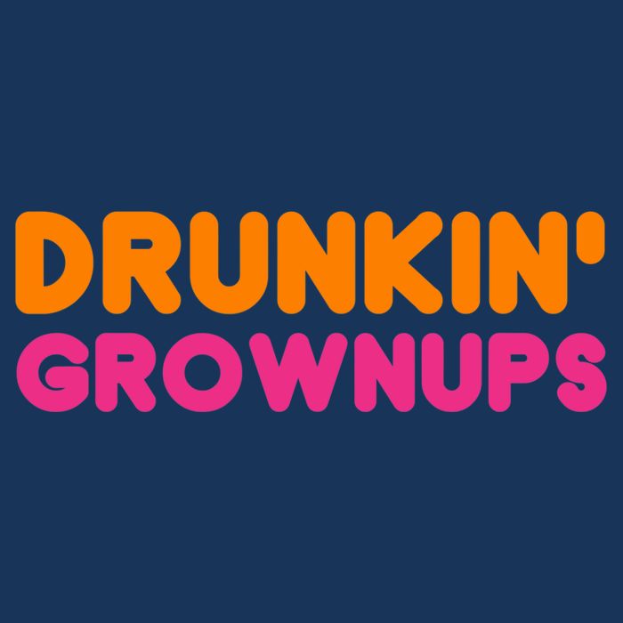 Drunkin' Grownups Adult Party Sarcastic Funny Humor 16 in Basic Backpack
