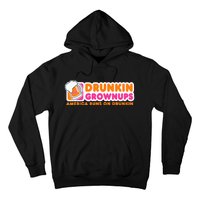 Drunkin Grownups Adult Party Sarcastic Hoodie