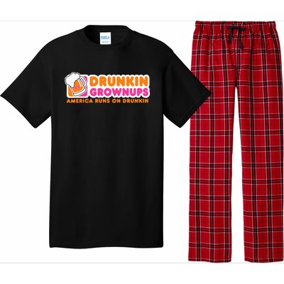 Drunkin Grownups Adult Party Sarcastic Pajama Set