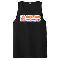 Drunkin Grownups Adult Party Sarcastic PosiCharge Competitor Tank