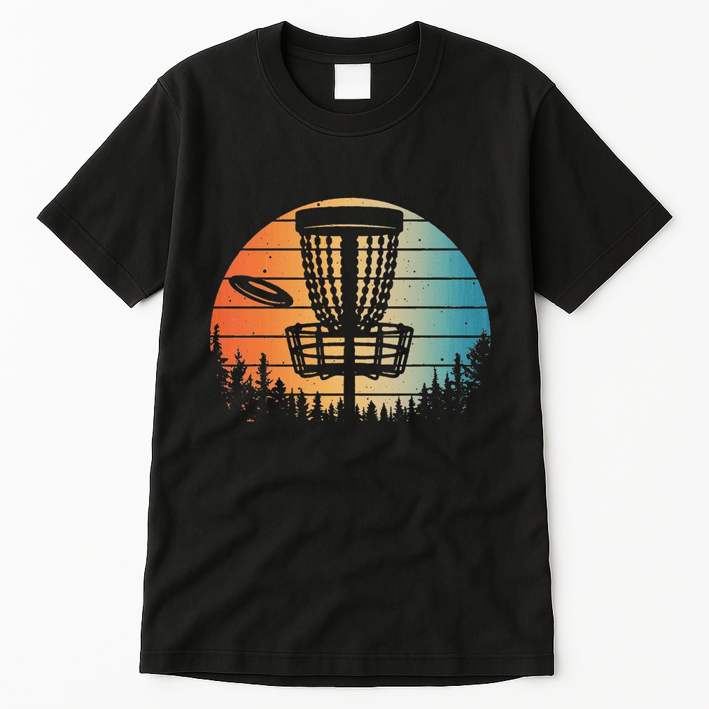 Disc Golf Art Disc Golfer Disc Golf Tall T-Shirt