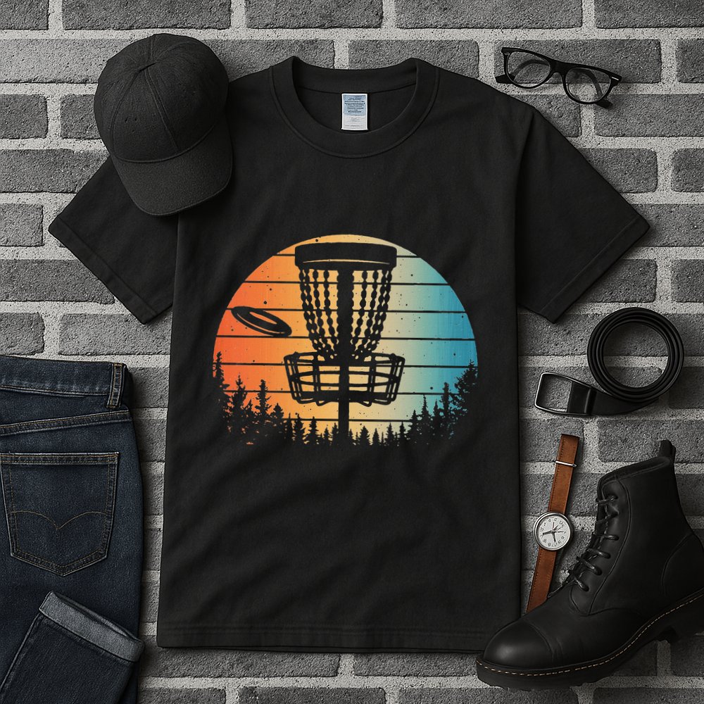 Disc Golf Art Disc Golfer Disc Golf Tall T-Shirt