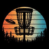 Disc Golf Art Disc Golfer Disc Golf Button