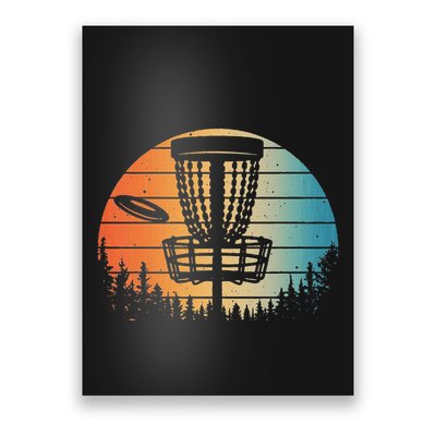 Disc Golf Art Disc Golfer Disc Golf Poster