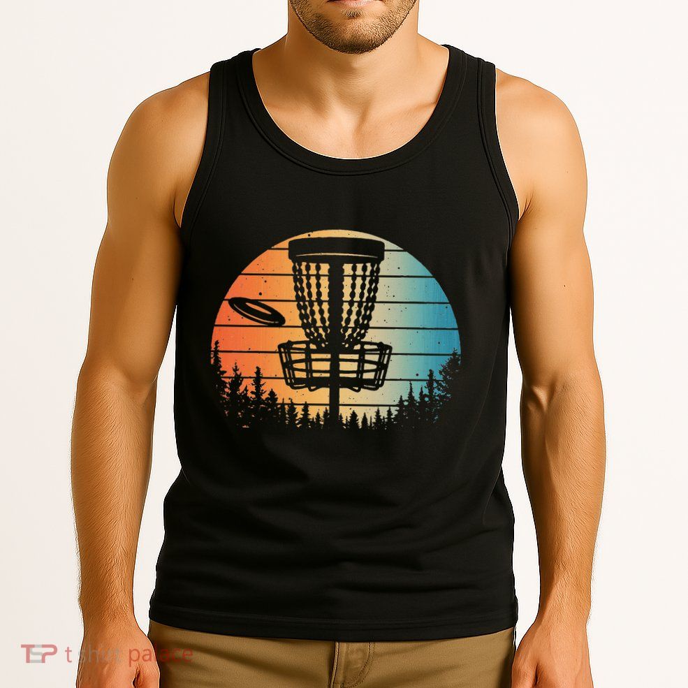 Disc Golf Art Disc Golfer Disc Golf Tank Top