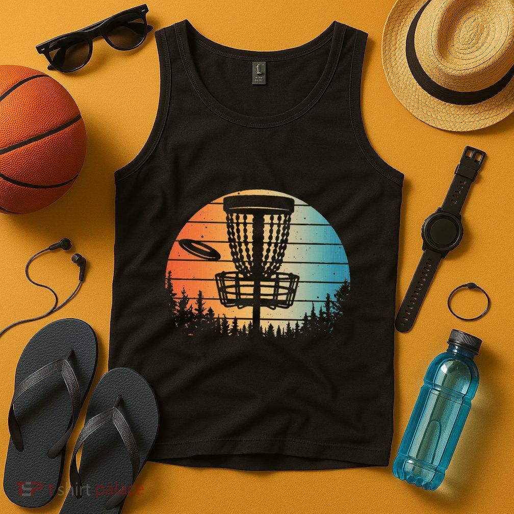 Disc Golf Art Disc Golfer Disc Golf Tank Top