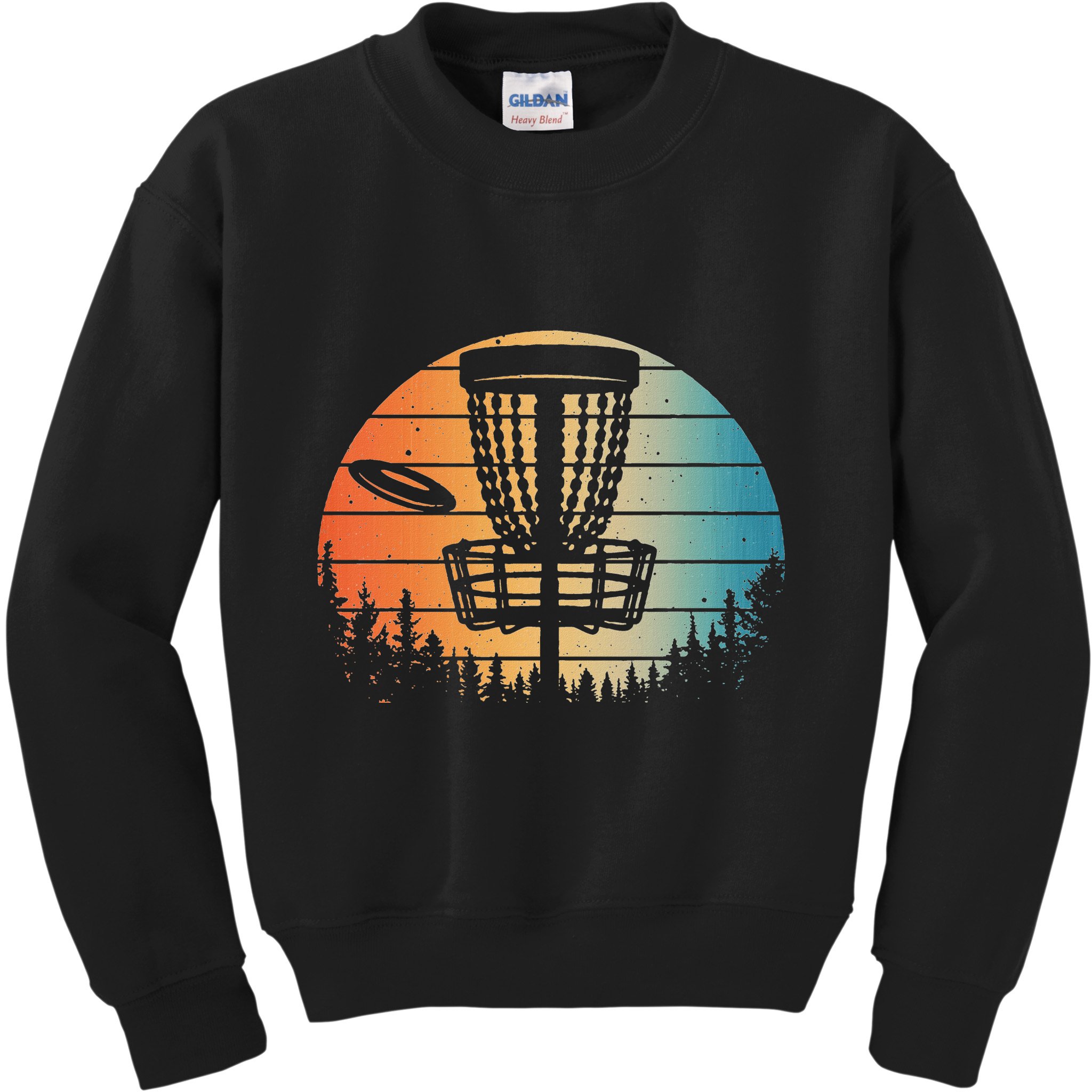 Disc Golf Art Disc Golfer Disc Golf Kids Sweatshirt