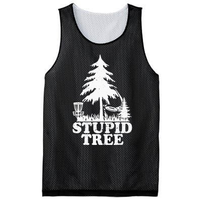 Disc Golf Art For  Stupid Tree Fun Disc Golf Player Mesh Reversible Basketball Jersey Tank