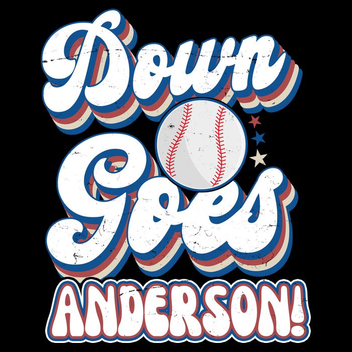 Down Goes Anderson Cooling Performance Crew T-Shirt