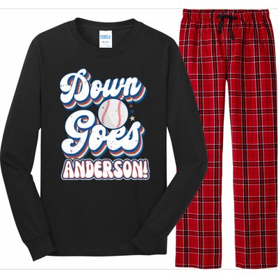 Down Goes Anderson Long Sleeve Pajama Set