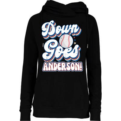 Down Goes Anderson Womens Funnel Neck Pullover Hood
