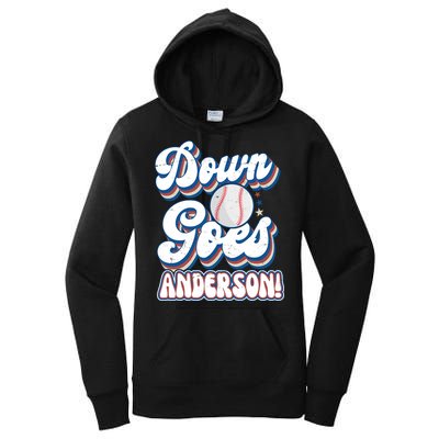 Down Goes Anderson Women's Pullover Hoodie
