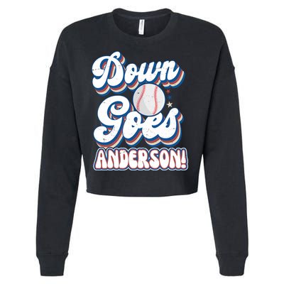 Down Goes Anderson Cropped Pullover Crew