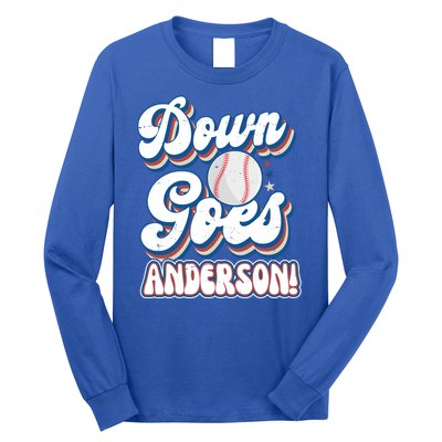 Down Goes Anderson Long Sleeve Shirt