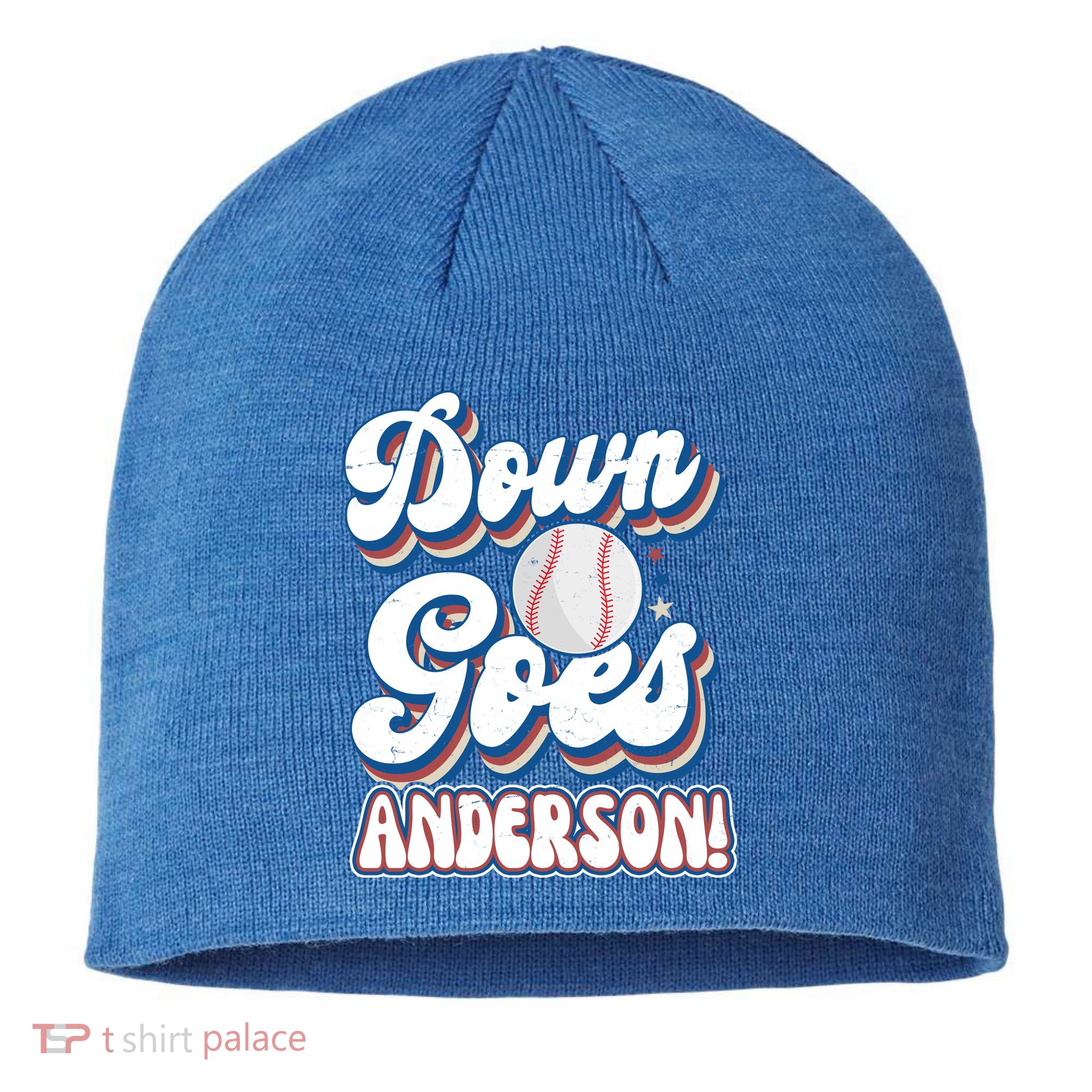 Down Goes Anderson Sustainable Beanie