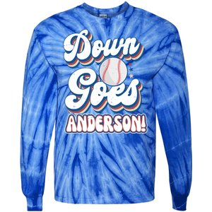 Down Goes Anderson Tie-Dye Long Sleeve Shirt