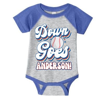 Down Goes Anderson Infant Baby Jersey Bodysuit