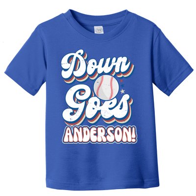 Down Goes Anderson Toddler T-Shirt