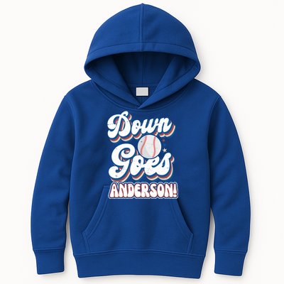Down Goes Anderson Kids Hoodie