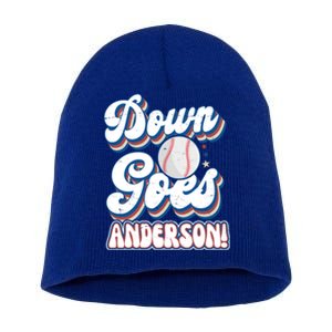 Down Goes Anderson Short Acrylic Beanie