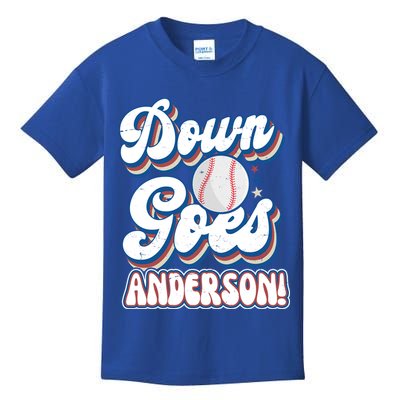 Down Goes Anderson Kids T-Shirt