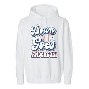 Down Goes Anderson Garment-Dyed Fleece Hoodie