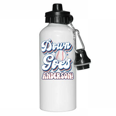 Down Goes Anderson Aluminum Water Bottle