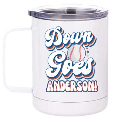 Down Goes Anderson 12 oz Stainless Steel Tumbler Cup