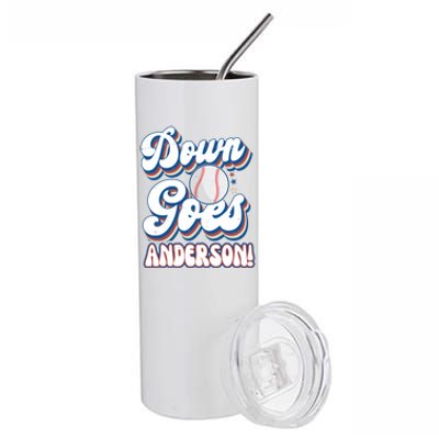 Down Goes Anderson Stainless Steel Tumbler