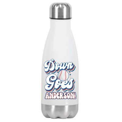 Down Goes Anderson Stainless Steel Insulated Water Bottle