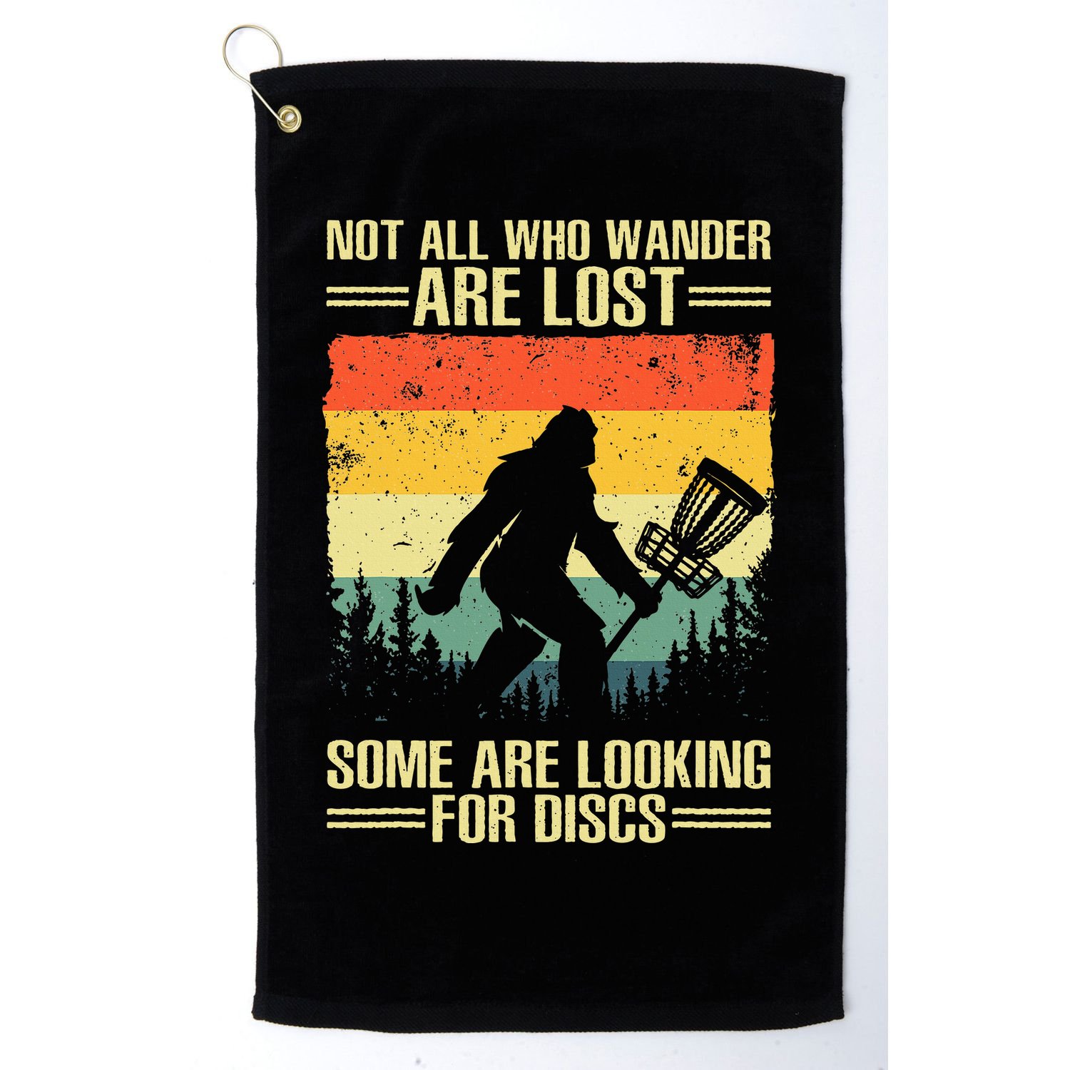 Disc Golf Art Disc Golf Player Golf Towel