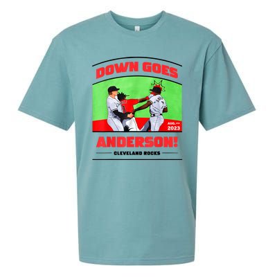 Down Goes Anderson Sueded Cloud Jersey T-Shirt