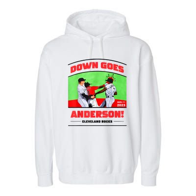 Down Goes Anderson Garment-Dyed Fleece Hoodie