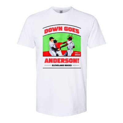 Down Goes Anderson Softstyle CVC T-Shirt