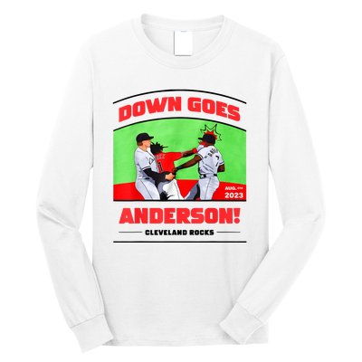 Down Goes Anderson Long Sleeve Shirt