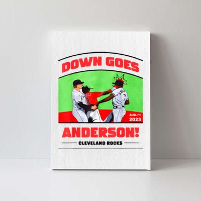 Down Goes Anderson Canvas