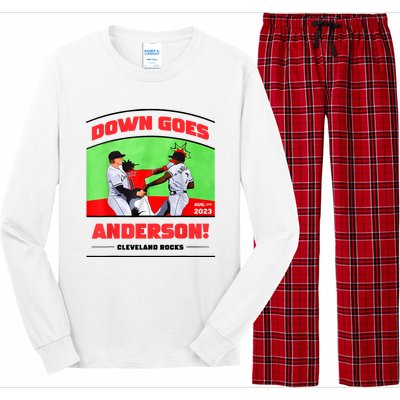 Down Goes Anderson Long Sleeve Pajama Set