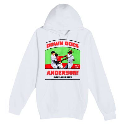 Down Goes Anderson Premium Pullover Hoodie