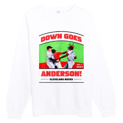 Down Goes Anderson Premium Crewneck Sweatshirt